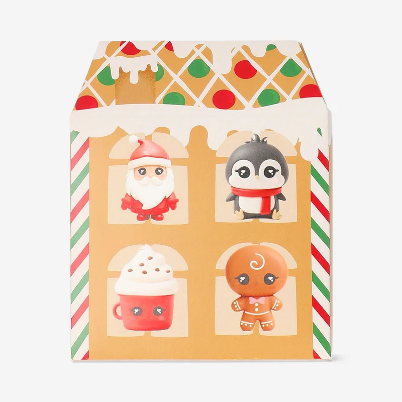 Erasers as Christmas characters - 4 pcs