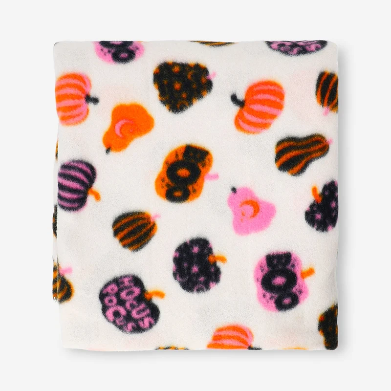Fleece blanket with Halloween print - 180x130 cm