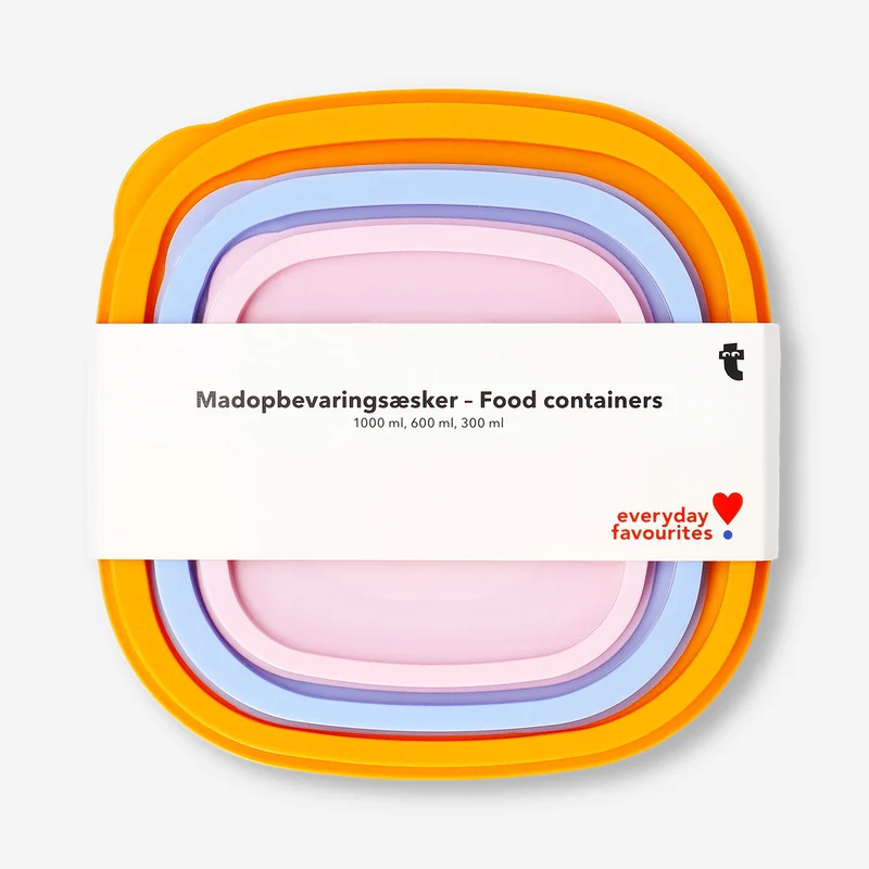 Food containers - 3 pcs