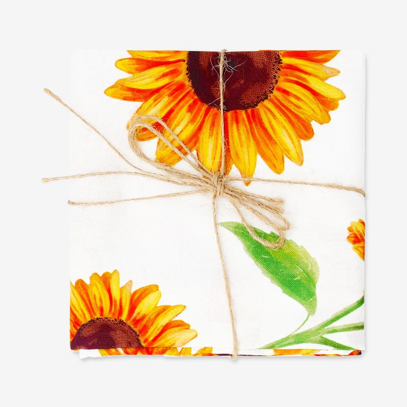 Tea towel with autumn print - 50x70 cm
