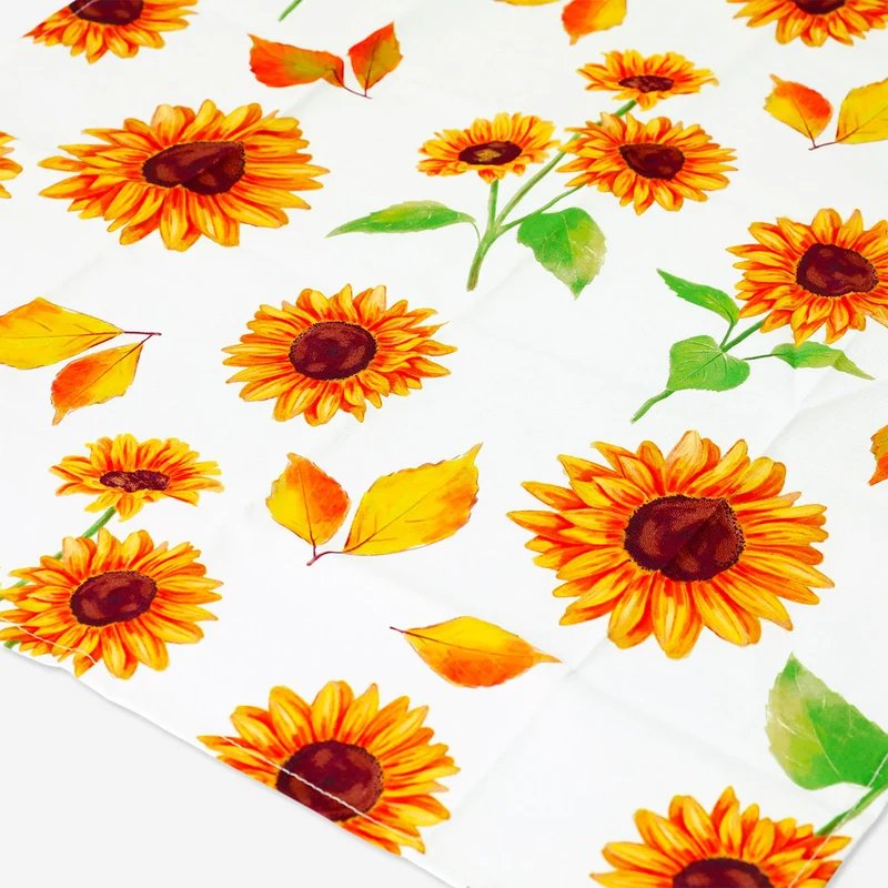 Tea towel with autumn print - 50x70 cm