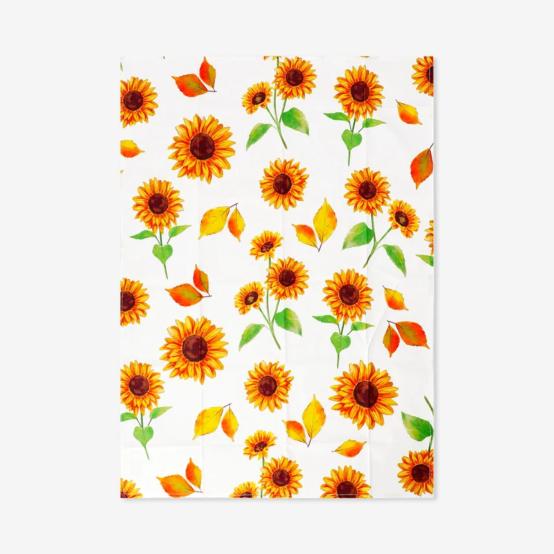 Tea towel with autumn print - 50x70 cm