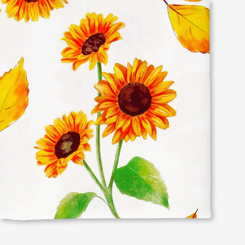 Tablecloth with sunflower print - 220x140 cm