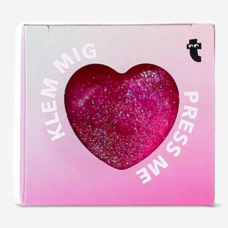 Press me toy - Pink fidget heart