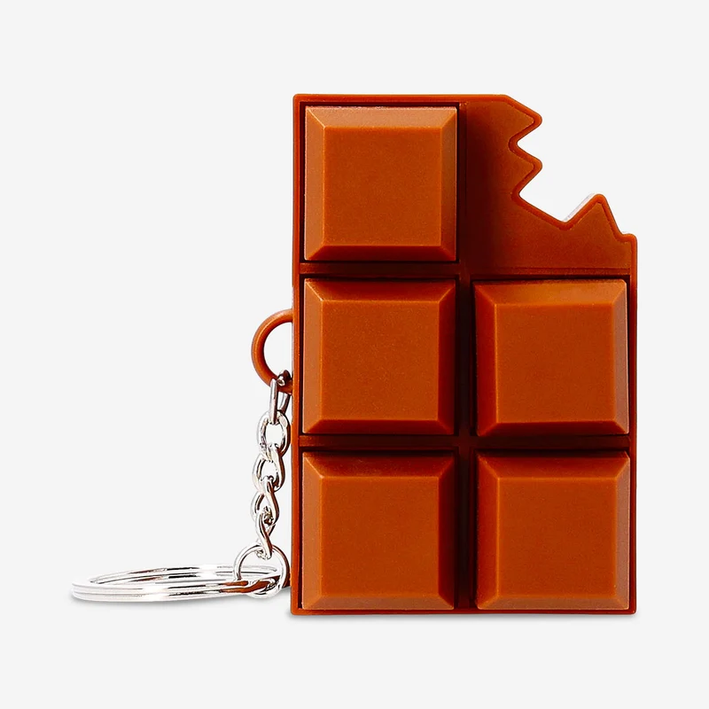 Keyring - Chocolate bar clicking toy