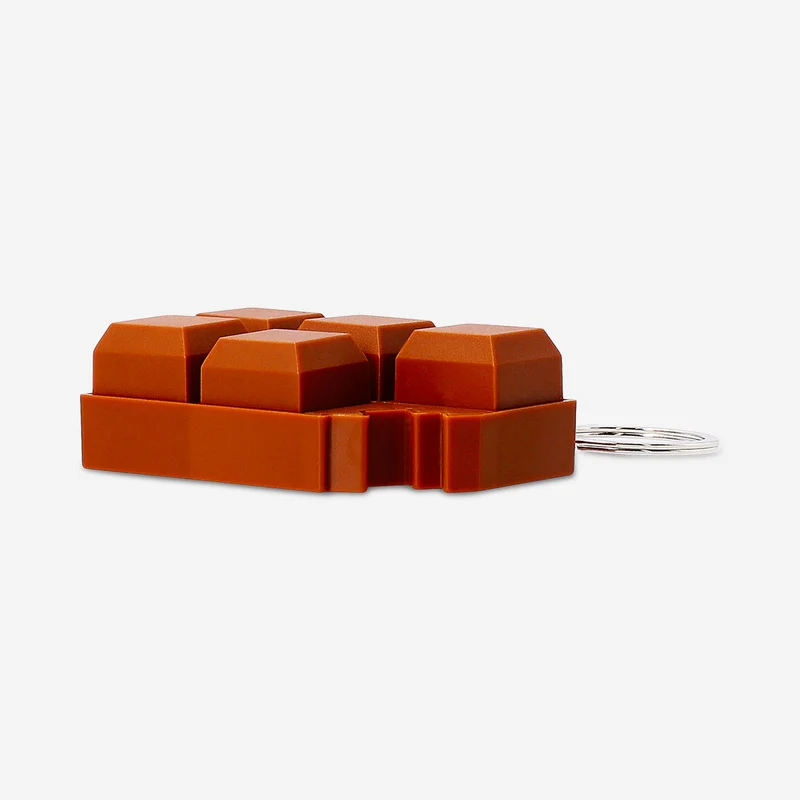 Keyring - Chocolate bar clicking toy