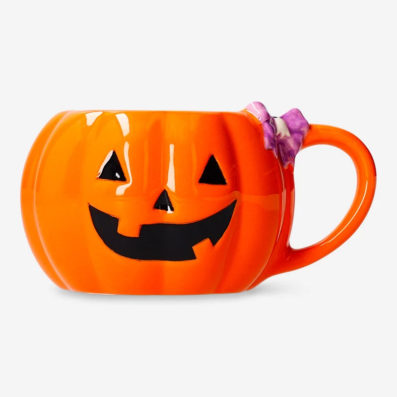 Pumpkin mug with bow - 250 ml