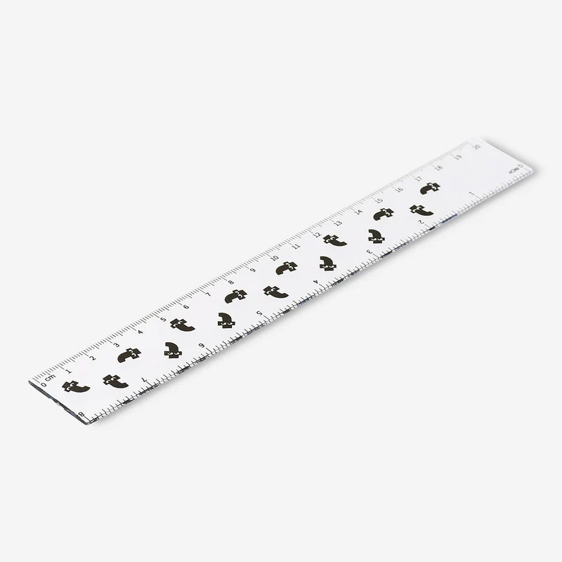 Transparent ruler - 20 cm