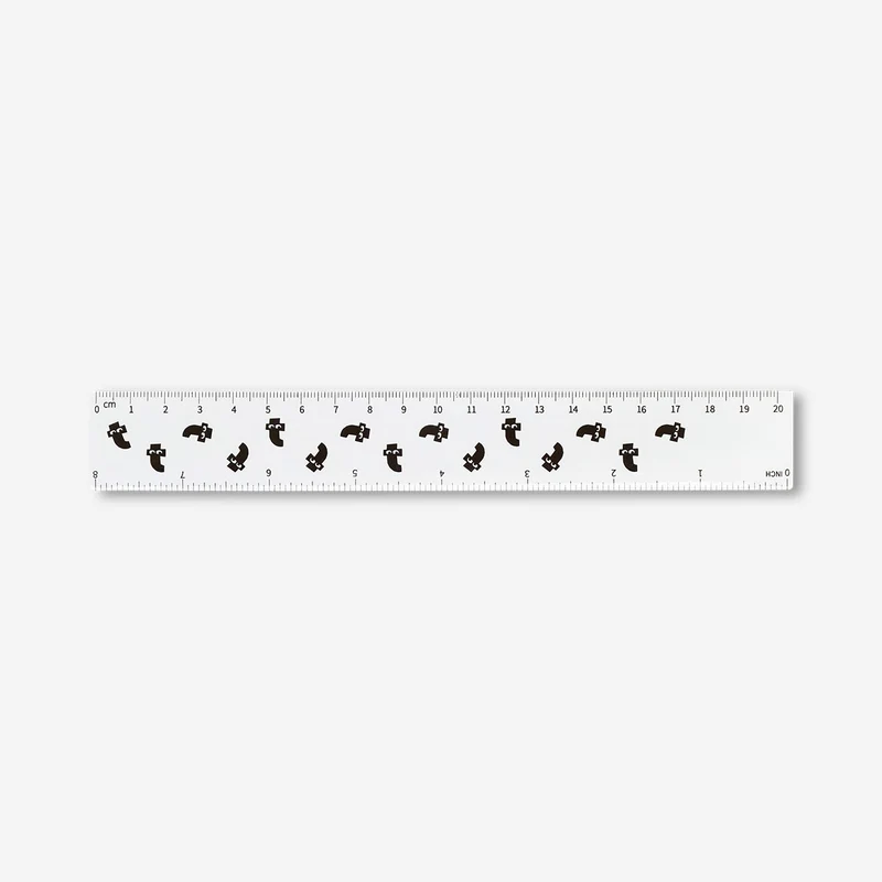 Transparent ruler - 20 cm