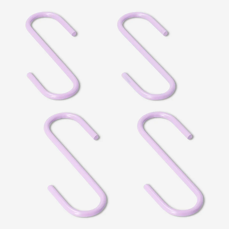 Lilac S-hooks - 2 pcs