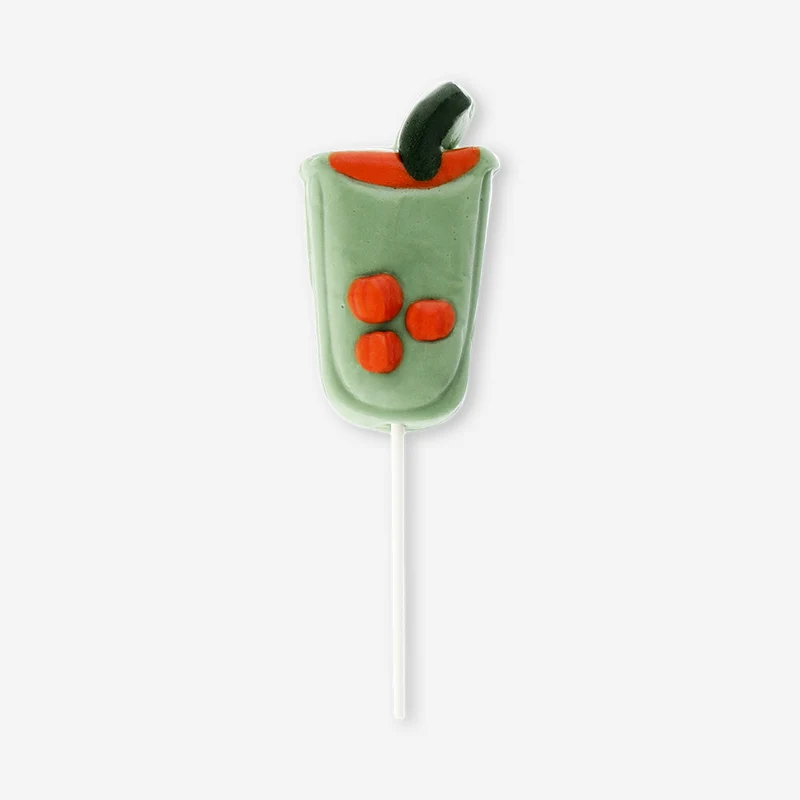 Gummy on a stick - Iced matcha
