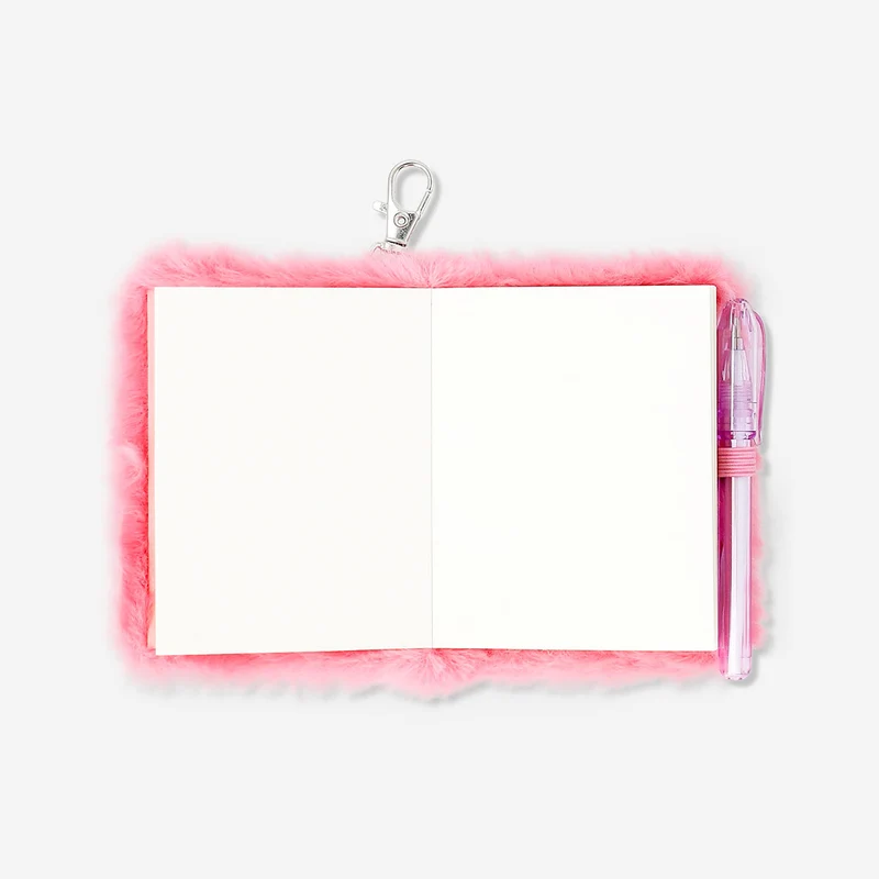 Notebook with keyring - Candy monster motif
