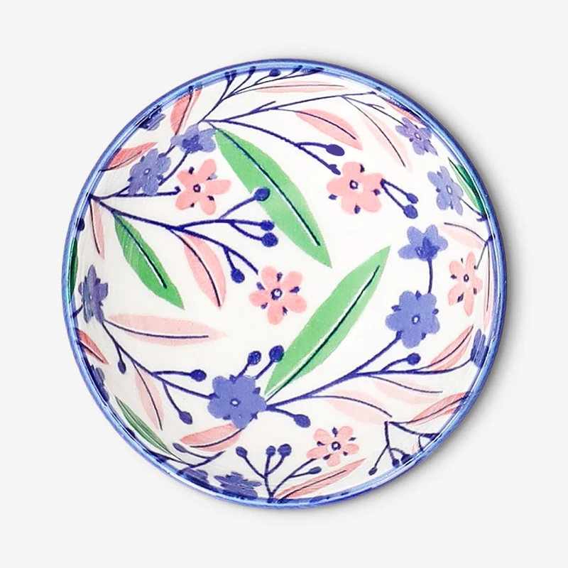 Mini bowl with flowers - 8 cm