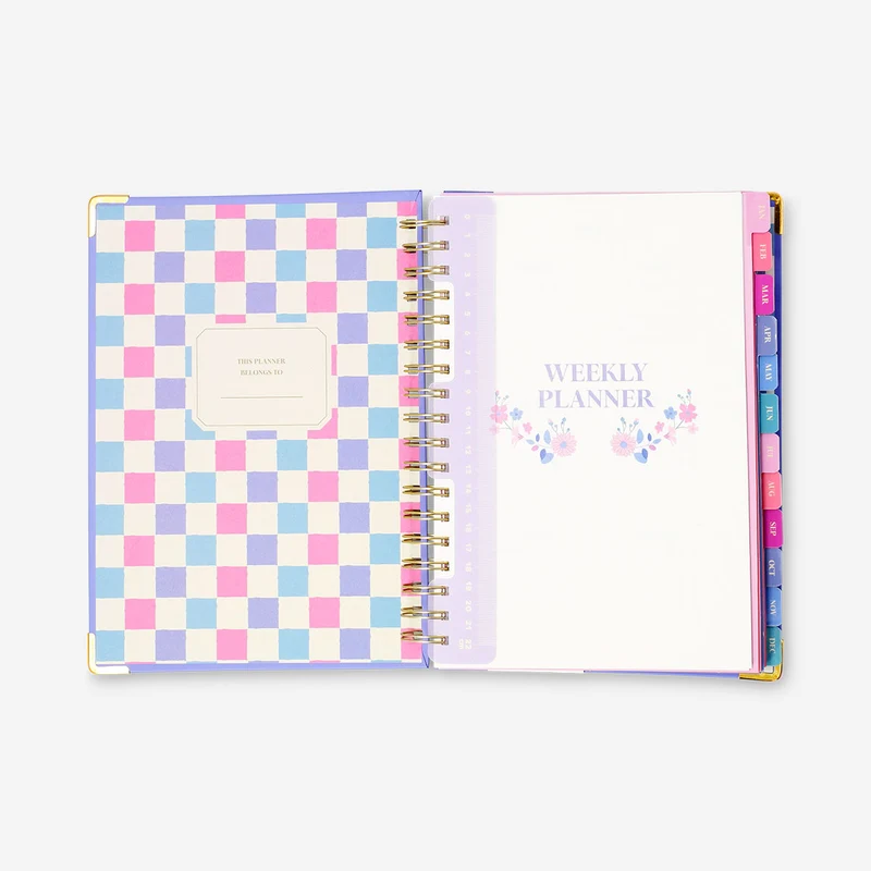 Blue weekly planner 2027 - English
