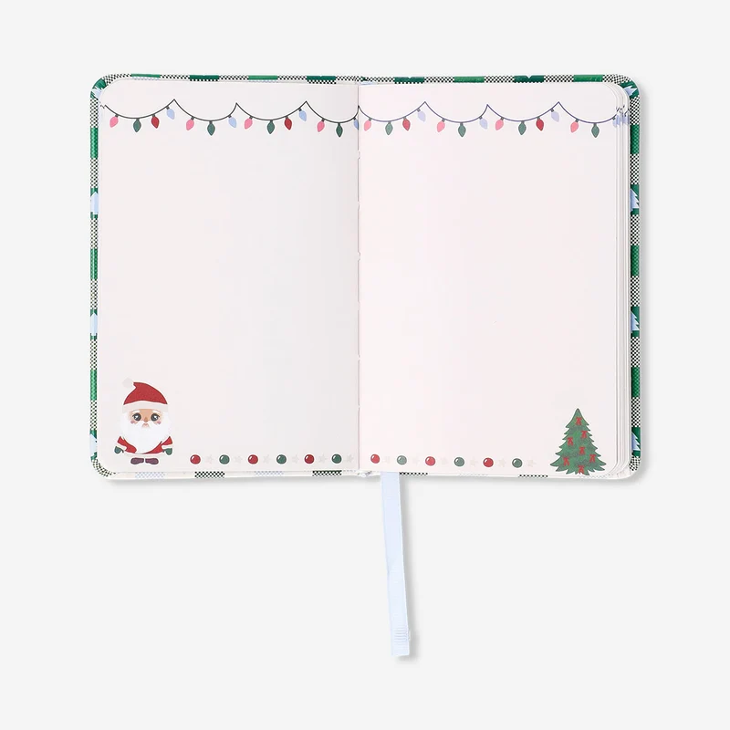 Notebook with Santa