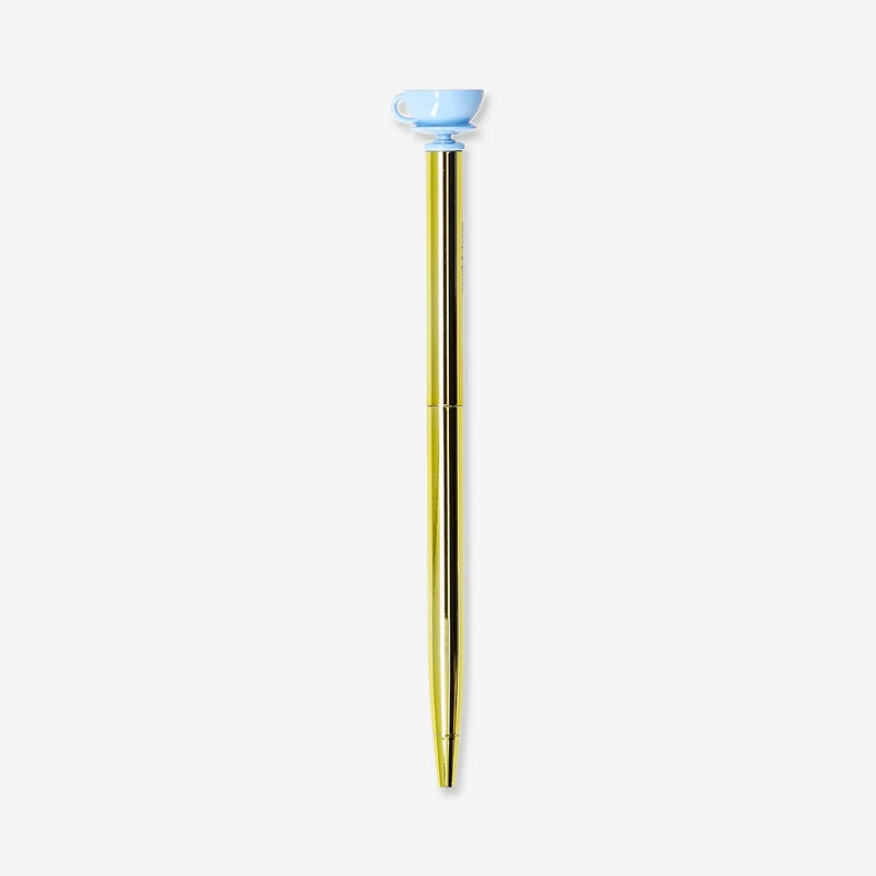 Ballpoint pen - Gold tea cup