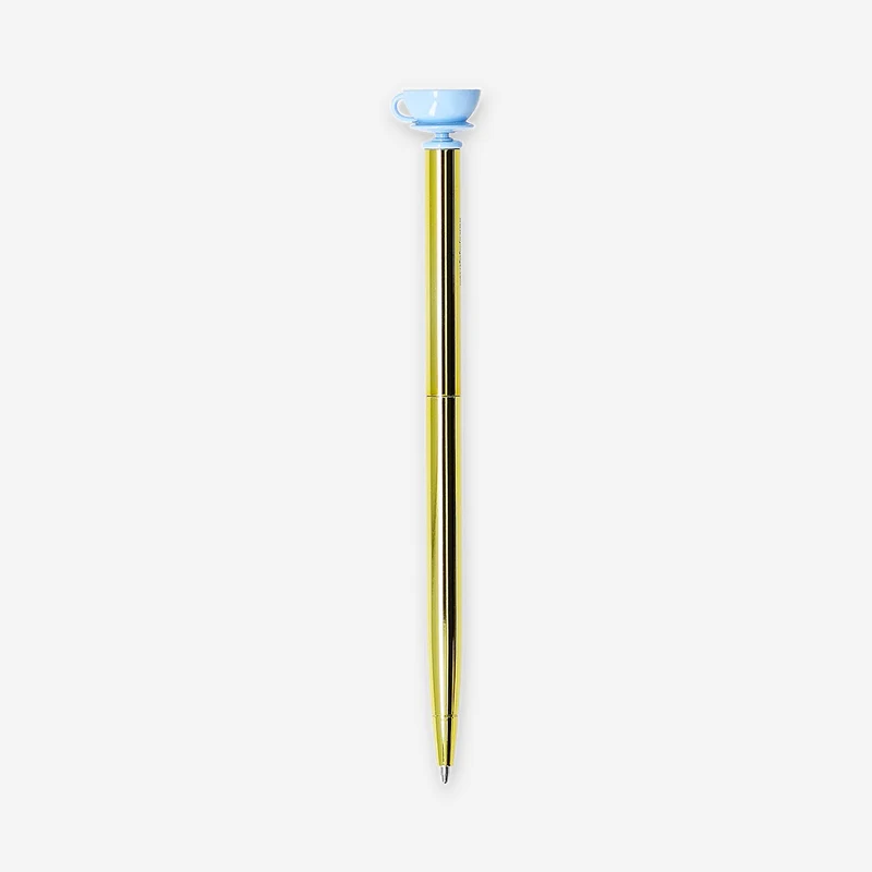 Ballpoint pen - Gold tea cup