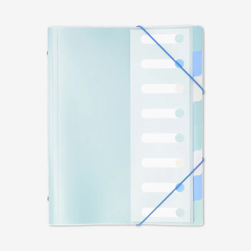 A4 document folder with index