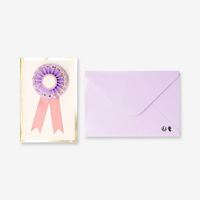 Birthday card - Birthday rosette