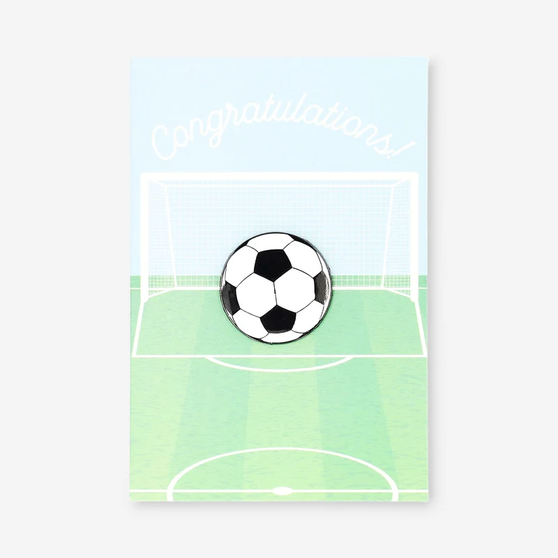Greetings card - Soccer themed