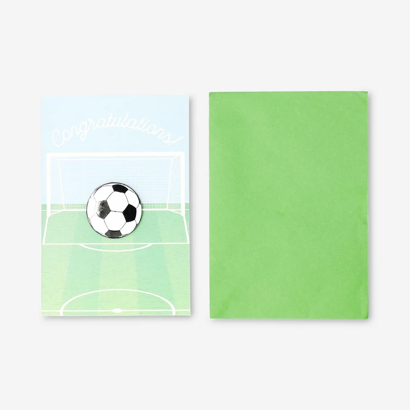 Greetings card - Soccer themed