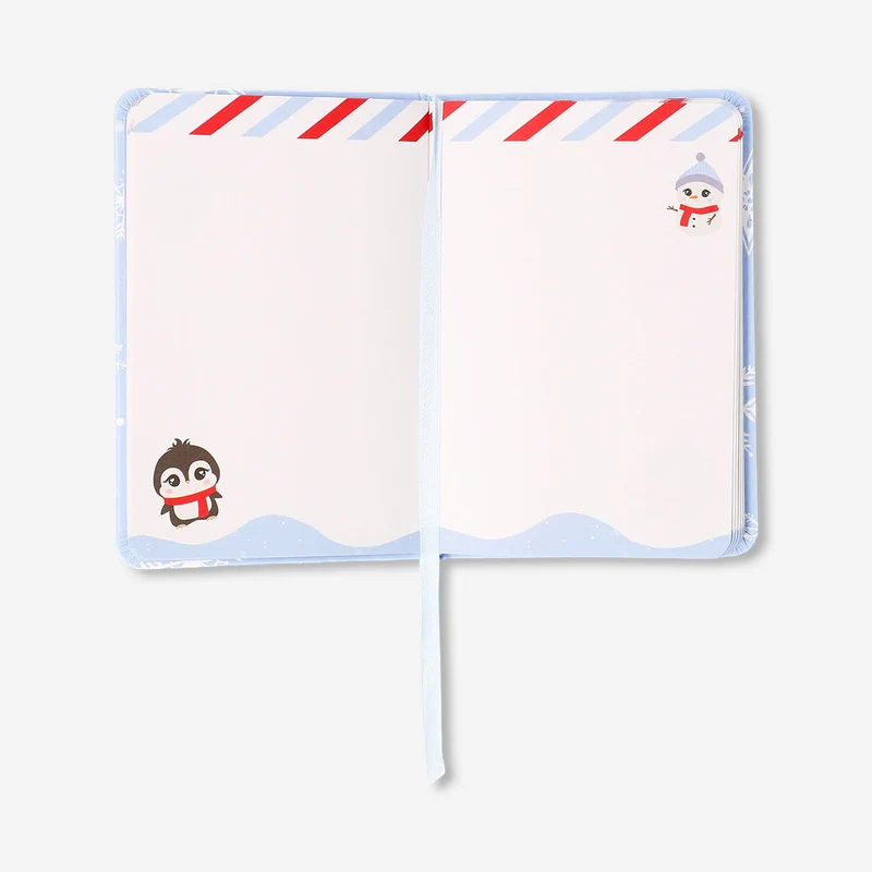 Notebook with penguin