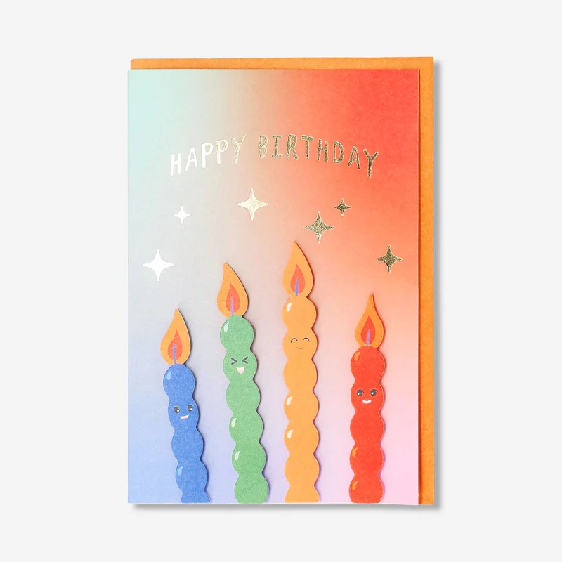 Birthday card - Funny candles