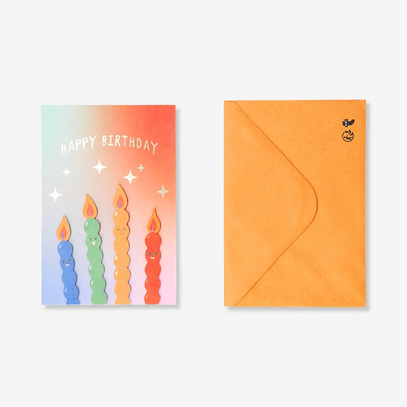 Birthday card - Funny candles