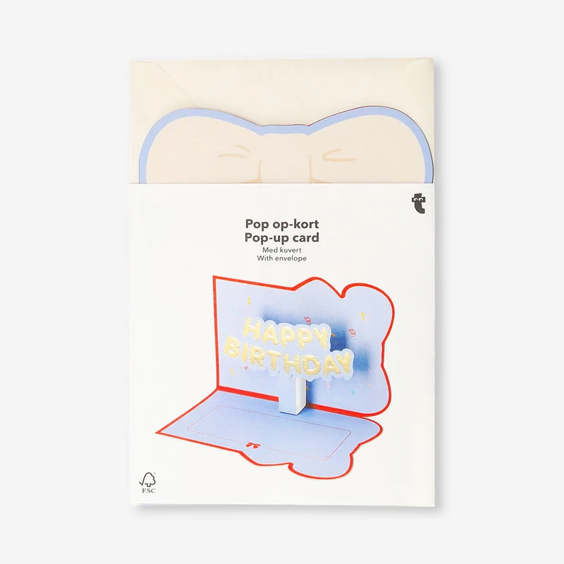 Birthday card - Pop-up gift