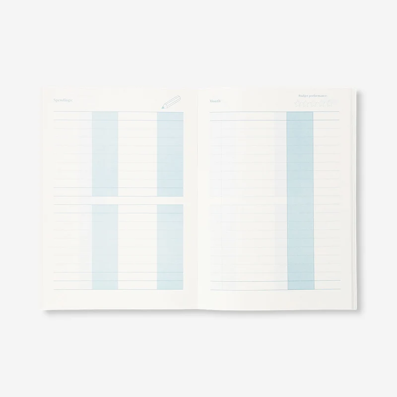 A5 budget planner - English