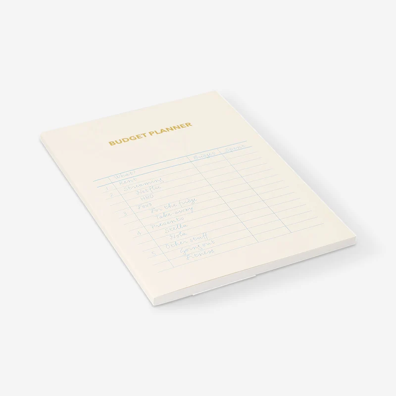 A5 budget planner - English