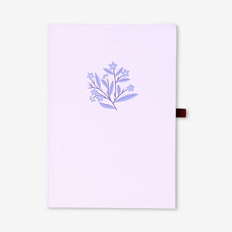 A5 lilac undated personal planner