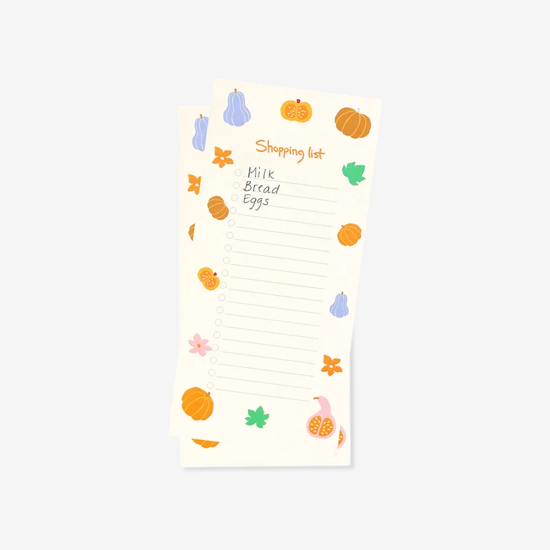 Shopping lists with magnet