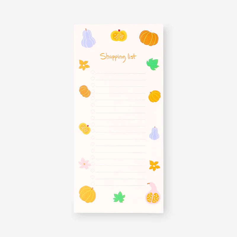 Shopping lists with magnet