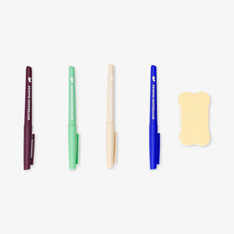Whiteboard markers with fine tips - 4 pcs