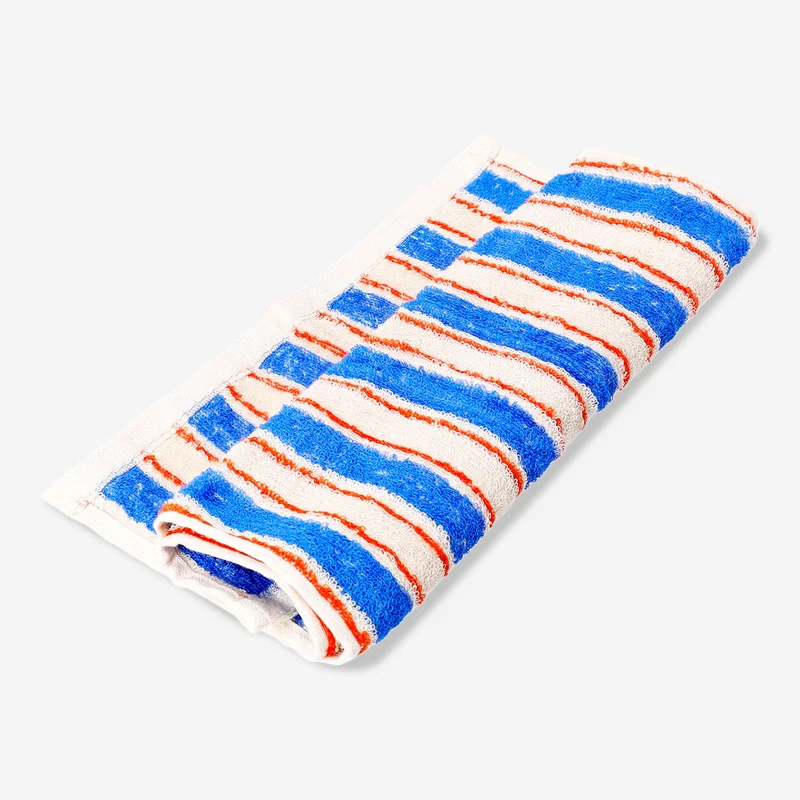 Blue striped towel - 30x50 cm