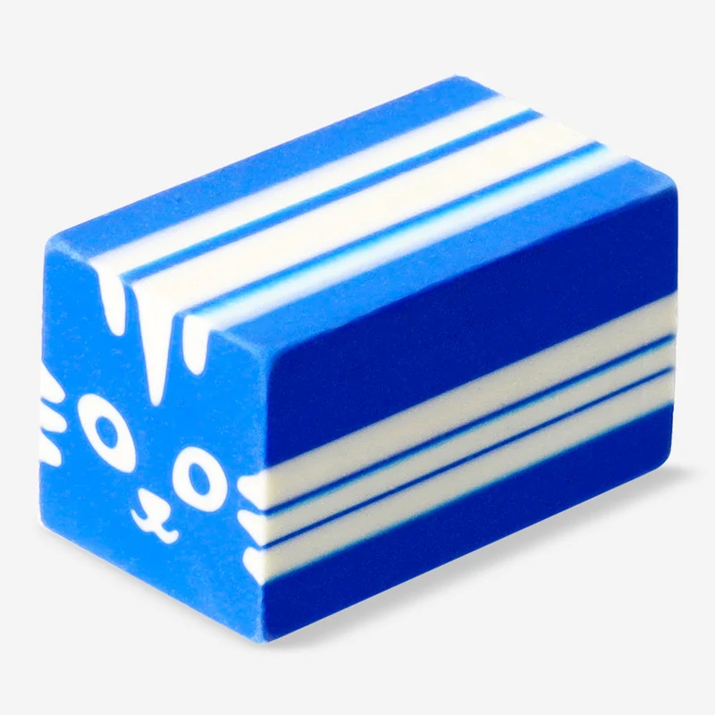 Blue cat eraser