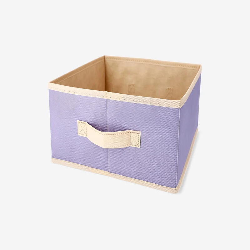Purple storage basket - 13x30 cm