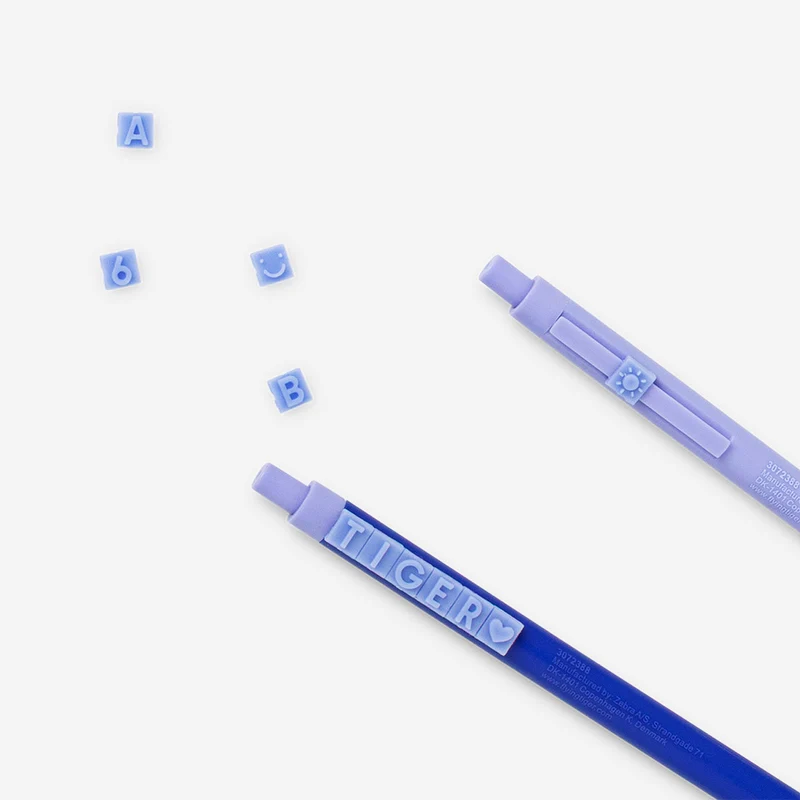 Ballpoint pens with letters - 2 pcs