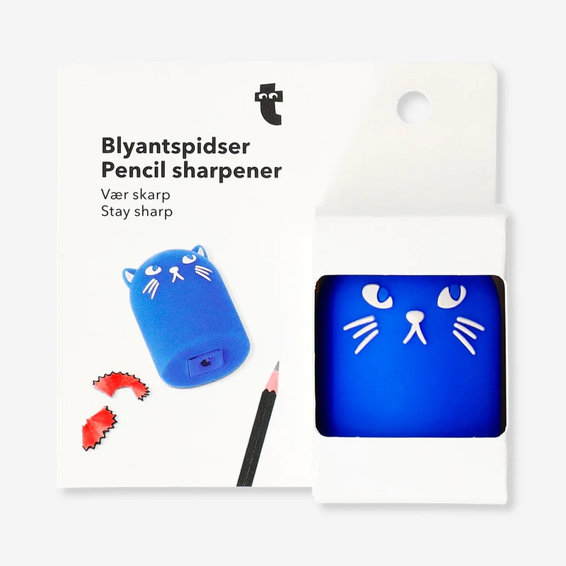Blue cat pencil sharpener