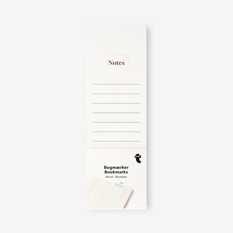 Bookmarks as paper notes