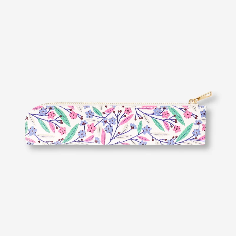 Floral pencil case