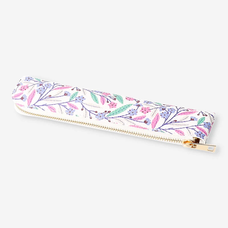 Floral pencil case