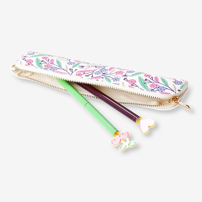Floral pencil case