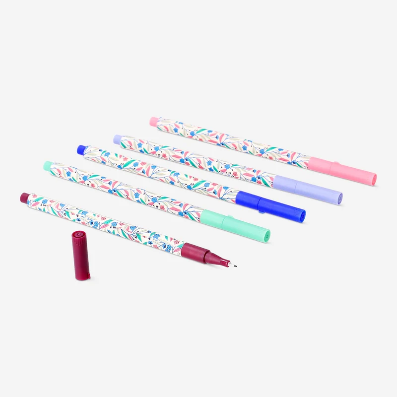 Drawing pens 0,4 mm - 5 pcs