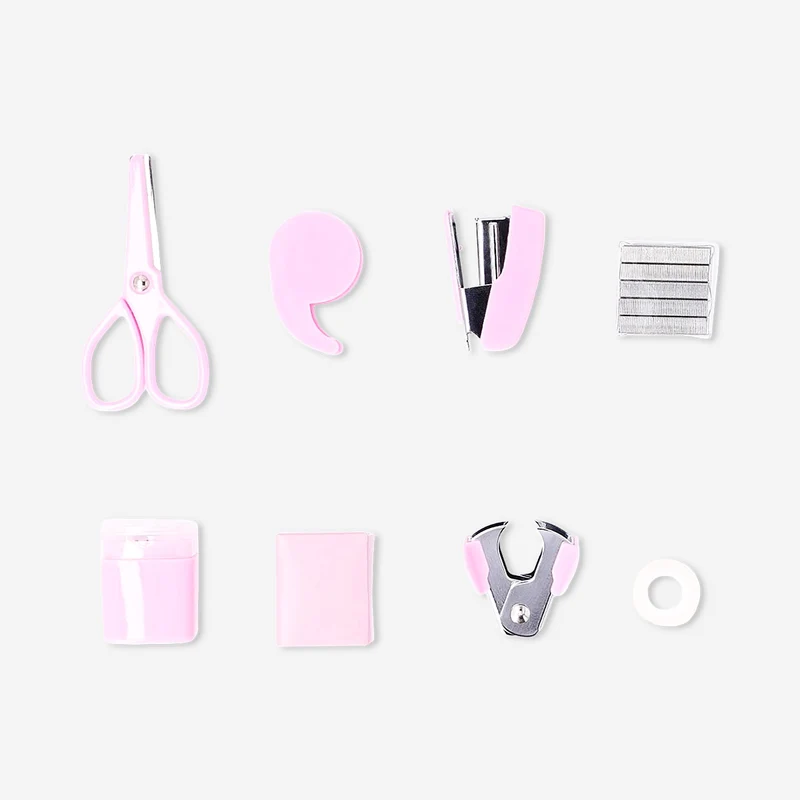 Pink stationery kit