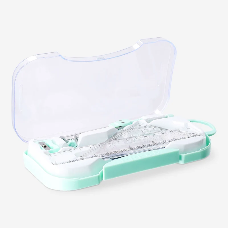 Geometry set in box - 10 pcs