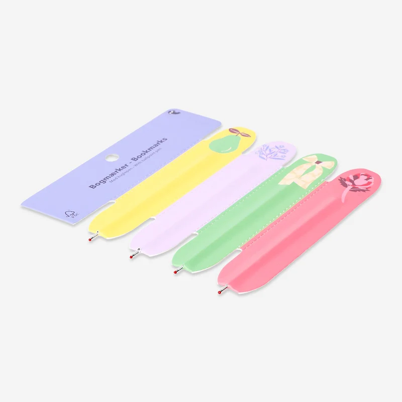 Bookmarks with ballpoint pen - 4 pcs