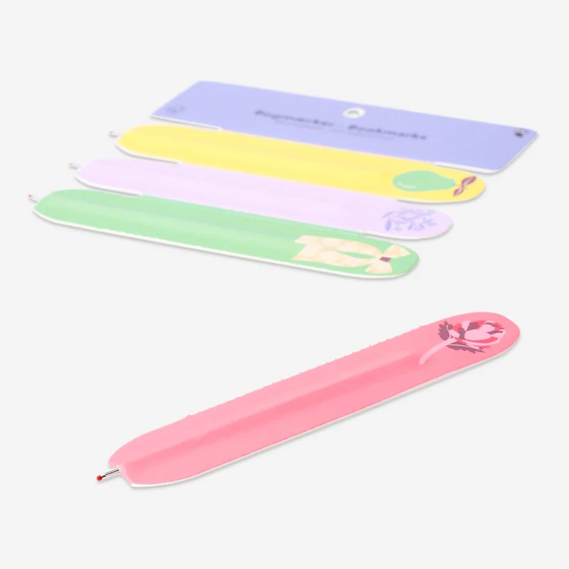 Bookmarks with ballpoint pen - 4 pcs