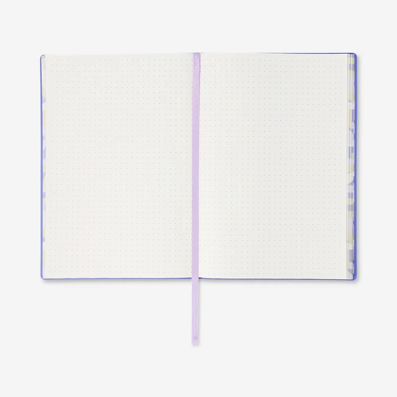 A5 lilac bullet planner with soft cover